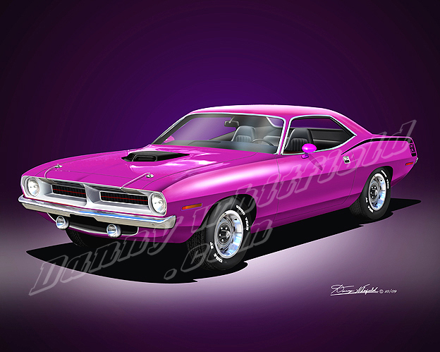 Hemi+cuda+purple
